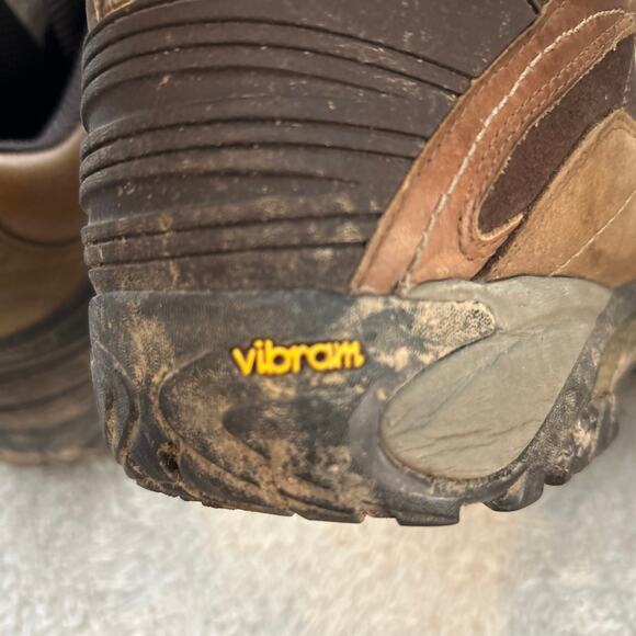 Merrell Continuum Boots 10 Brown Waterproof Vibram Soles READ - Picture 12 of 12